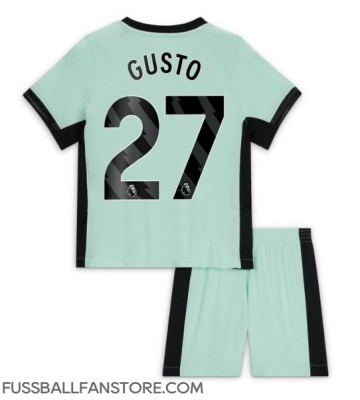 Chelsea Malo Gusto #27 Replik 3rd trikot Kinder 2023-24 Kurzarm (+ Kurze Hosen)